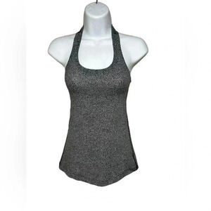 Lululemon Cool Racerback Black and White Dots Size 4